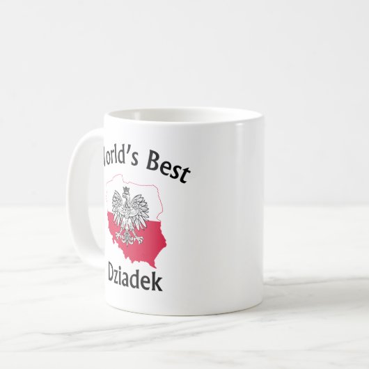 's Werelds beste Dziadek-koffie-Mok Koffiemok (Voorkant links)