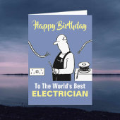 'S Werelds Beste Elektricien Gelukkige Verjaardag Kaart