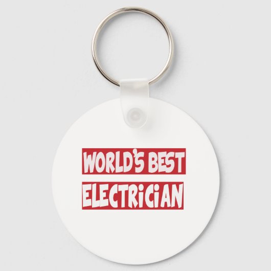 's Werelds beste elektricien. Sleutelhanger (Voorkant)