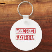 's Werelds beste elektricien. Sleutelhanger (Voorkant)