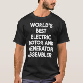 's Werelds beste elektrische motor en generatorsam T-shirt (Voorkant)