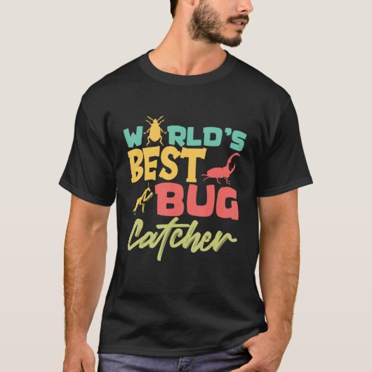 's Werelds beste Entomoloog van Bug Catcher Insect T-shirt (Voorkant)