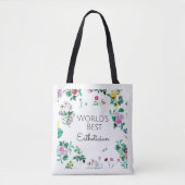 's Werelds beste Estheticiaanse cadeaucanvas tas (Voorkant)