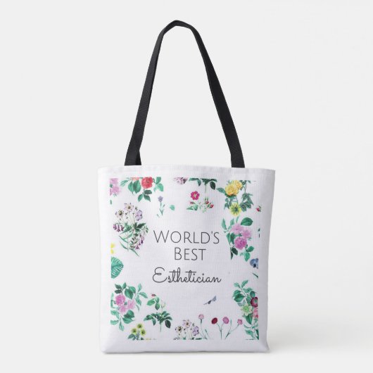 's Werelds beste Estheticiaanse cadeaucanvas tas (Achterkant)