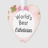 's Werelds beste estheticiaanse versiering Ornament (voorkant)