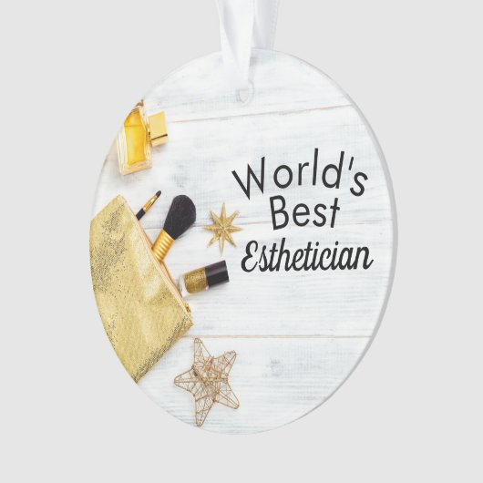 's Werelds beste estheticiaanse versiering Ornament (voorkant)