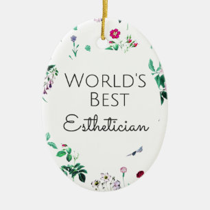 's Werelds beste estheticien cadeau 4 Keramisch Ornament