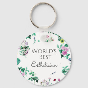 's Werelds beste estheticien cadeau 4 Sleutelhanger