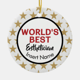 's Werelds beste estheticus Keramisch Ornament