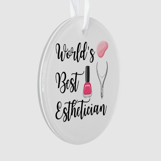 's Werelds beste estheticus Ornament (voorkant)