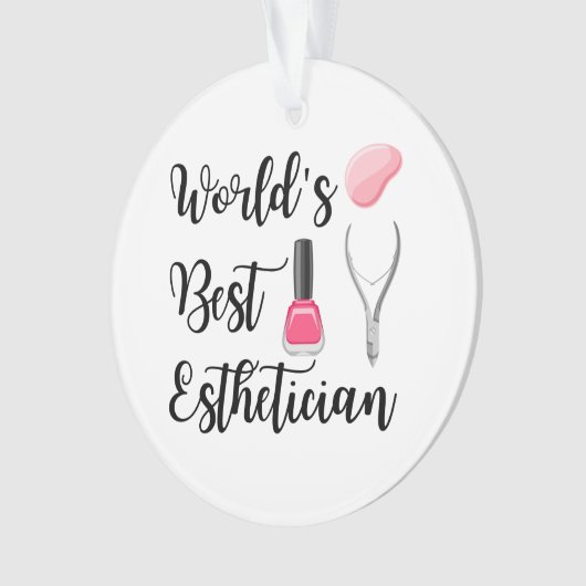 's Werelds beste estheticus Ornament (voorkant)