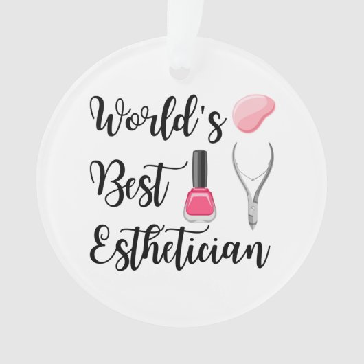 's Werelds beste estheticus Ornament (voorkant)