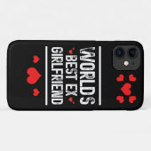 'S Werelds Beste Ex-Vriendin Schattige Funny Sayin Case-Mate iPhone Case (Achterkant (horizontaal))
