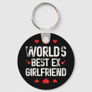 'S Werelds Beste Ex-Vriendin Schattige Funny Sayin Sleutelhanger
