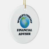 's Werelds beste financieel adviseur Keramisch Ornament (Rechts)