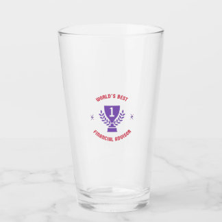 's Werelds beste financiële adviseur Glas