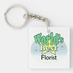 's Werelds beste Florist Sleutelhanger