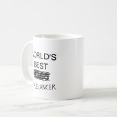 's Werelds beste freelancer Mok (Voorkant links)