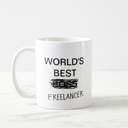 's Werelds beste freelancer Mok (Links)