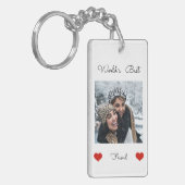 's Werelds beste Friend I-sjabloon voor het maken  Sleutelhanger (Voorkant Links)