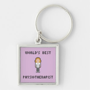 's Werelds beste fysiotherapeuten Sleutelhanger