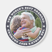 's Werelds beste gegrootse moderne foto-toetsenbor Magneet (Voorkant)