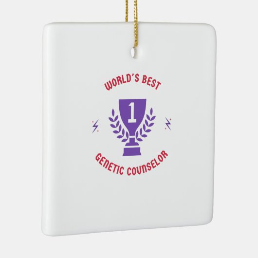 's Werelds beste genetische adviseur Keramisch Ornament (Rechts)