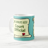 's Werelds beste gerechtshof. Koffiemok (Voorkant links)