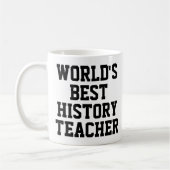 's Werelds beste geschiedenis leraar geschenk Mok (Links)