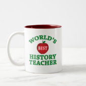 's Werelds beste geschiedenisleraar Tweekleurige Koffiemok (Links)