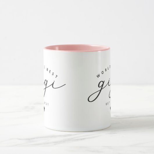 's Werelds beste Gigi Cute Calligraphy Coffee-Mok Mok (Midden)