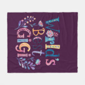 'S Werelds BESTE GIGI Oma Gift Verjaardag Kerstmis Fleece Deken (Voorkant (Horizontaal))