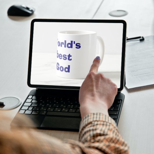 's Werelds beste God grappige Koffiemok