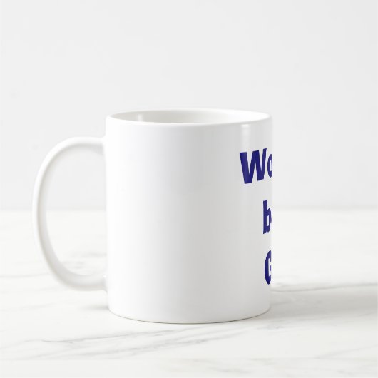 's Werelds beste God grappige Koffiemok (Links)