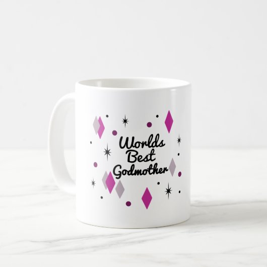 's Werelds beste godmoeder in de Mideeuw Koffiemok (Voorkant links)