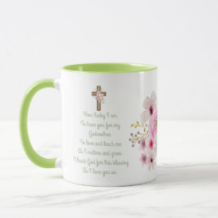 's Werelds beste GODMOTHER-MOK POEM, op maat gemaa Mok