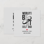 'S Werelds Beste Golf Papa - Grappig & Doordacht C (Voorkant / Achterkant)