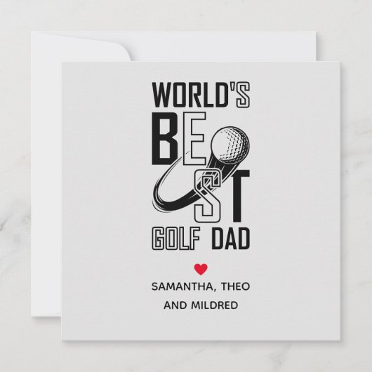'S Werelds Beste Golf Papa - Grappig & Doordacht C (Voorkant)