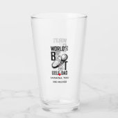 'S Werelds Beste Golf Papa - Grappig & Doordacht C Glas (Achterkant)