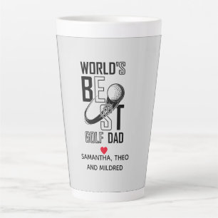 'S Werelds Beste Golf Papa - Grappig & Doordacht C Latte Mok