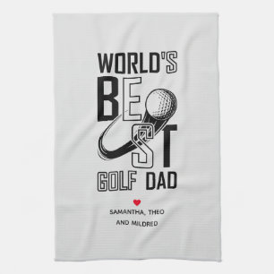 'S Werelds Beste Golf Papa - Grappig & Doordacht C Theedoek