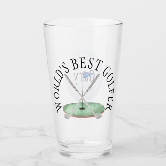 's Werelds beste golfer Glas (Voorkant)