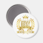 's Werelds Beste Golfer Gold 5 Star Magneet (Voorkant / Achterkant)