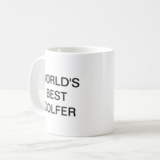 's Werelds beste golfer Koffiemok (Voorkant links)