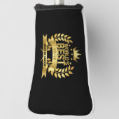 's Werelds beste golfer zwart en goud 5 sterren Golfheadcover (Draai 90)
