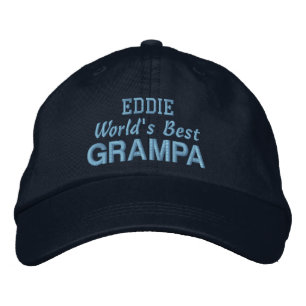 'S Werelds beste GRAMPA Custom Name NAVY en BLUE Pet
