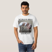 'S WERELDS BESTE GRANDAD Custom Photo Creëer Your  T-shirt (Voorkant volledig)