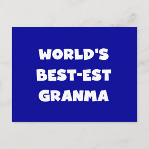 's Werelds Beste Granma Zwart-wit Briefkaart