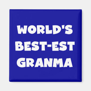 's Werelds Beste Granma Zwart-wit Magneet