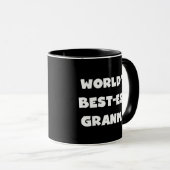 's Werelds Beste Granma Zwart-wit Mok (Voorkant rechts)